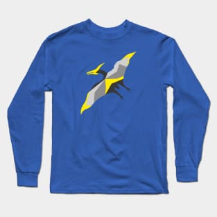 Grey pterodactyl Long Sleeve T-Shirt